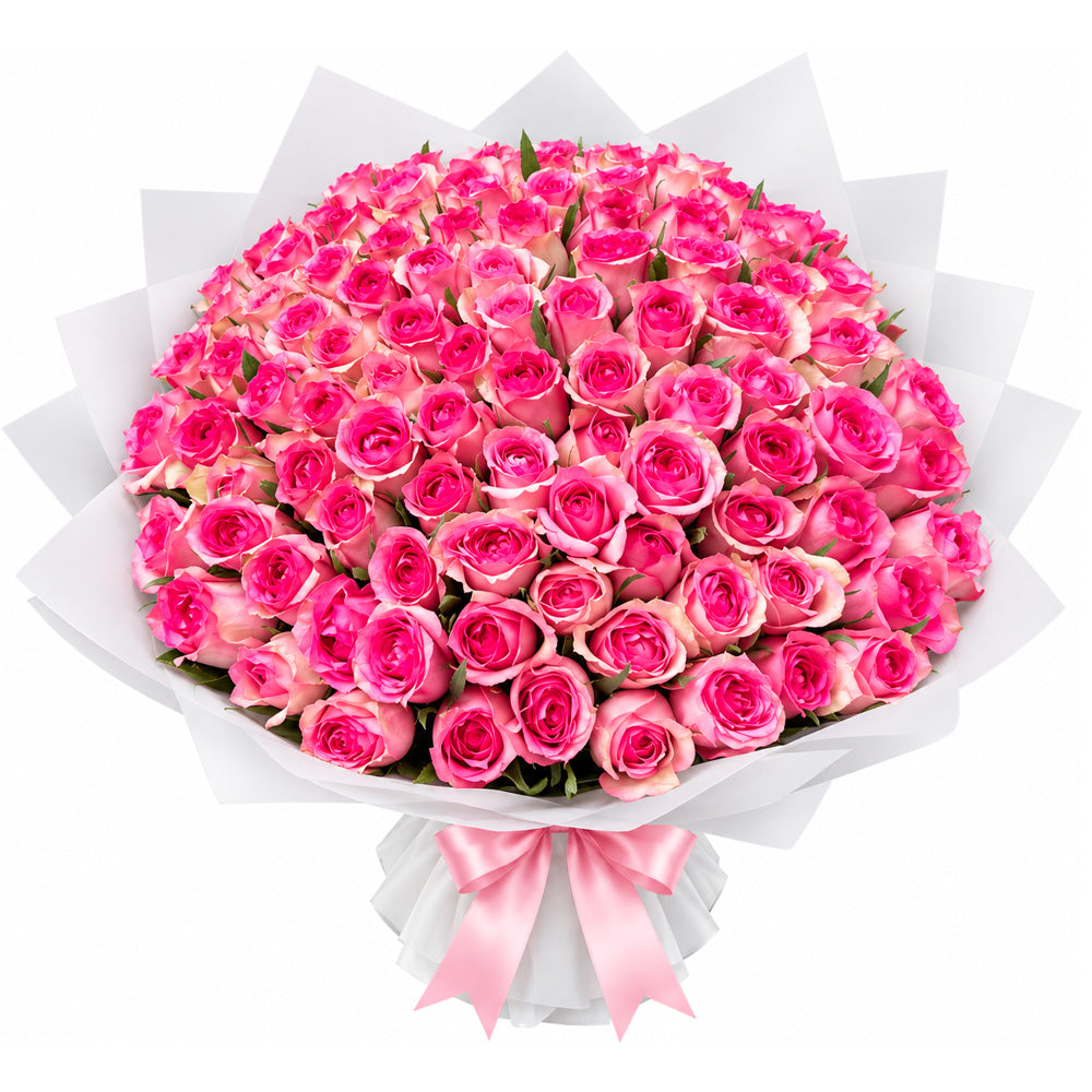 125 Pink Pearl Rose Bouquet