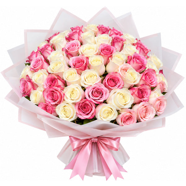 Pink and Cream Harmony Bouquet