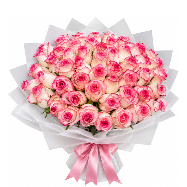 Pink Rosette Bouquet