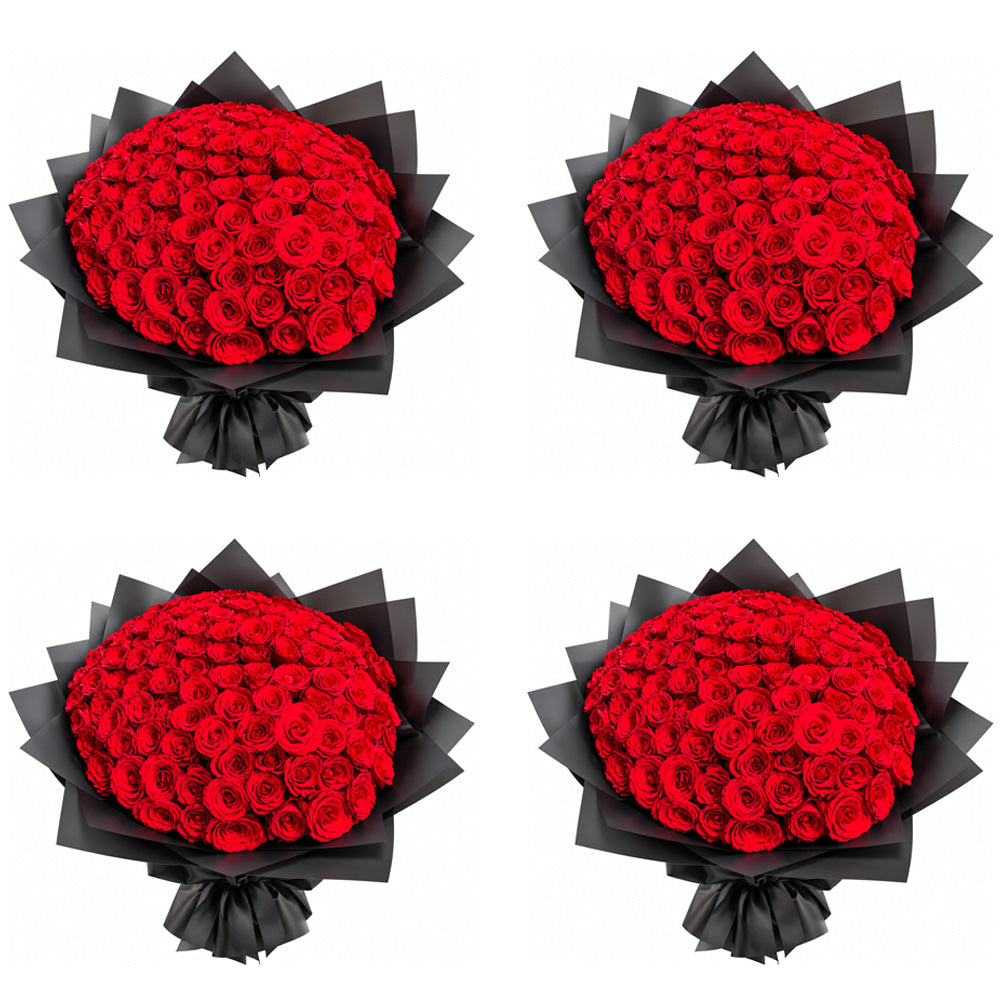 Ideal Set of Red Roses