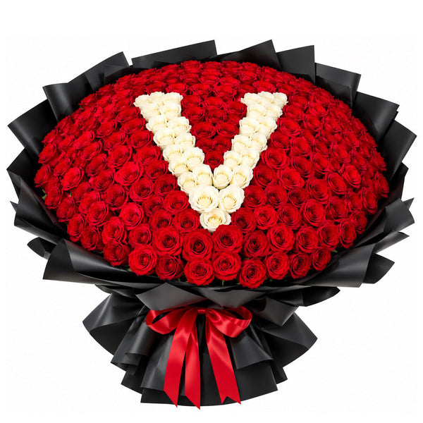 Signature V Red Rose Bouquet