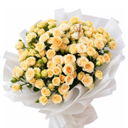 Peach Spray Rose Bouquet