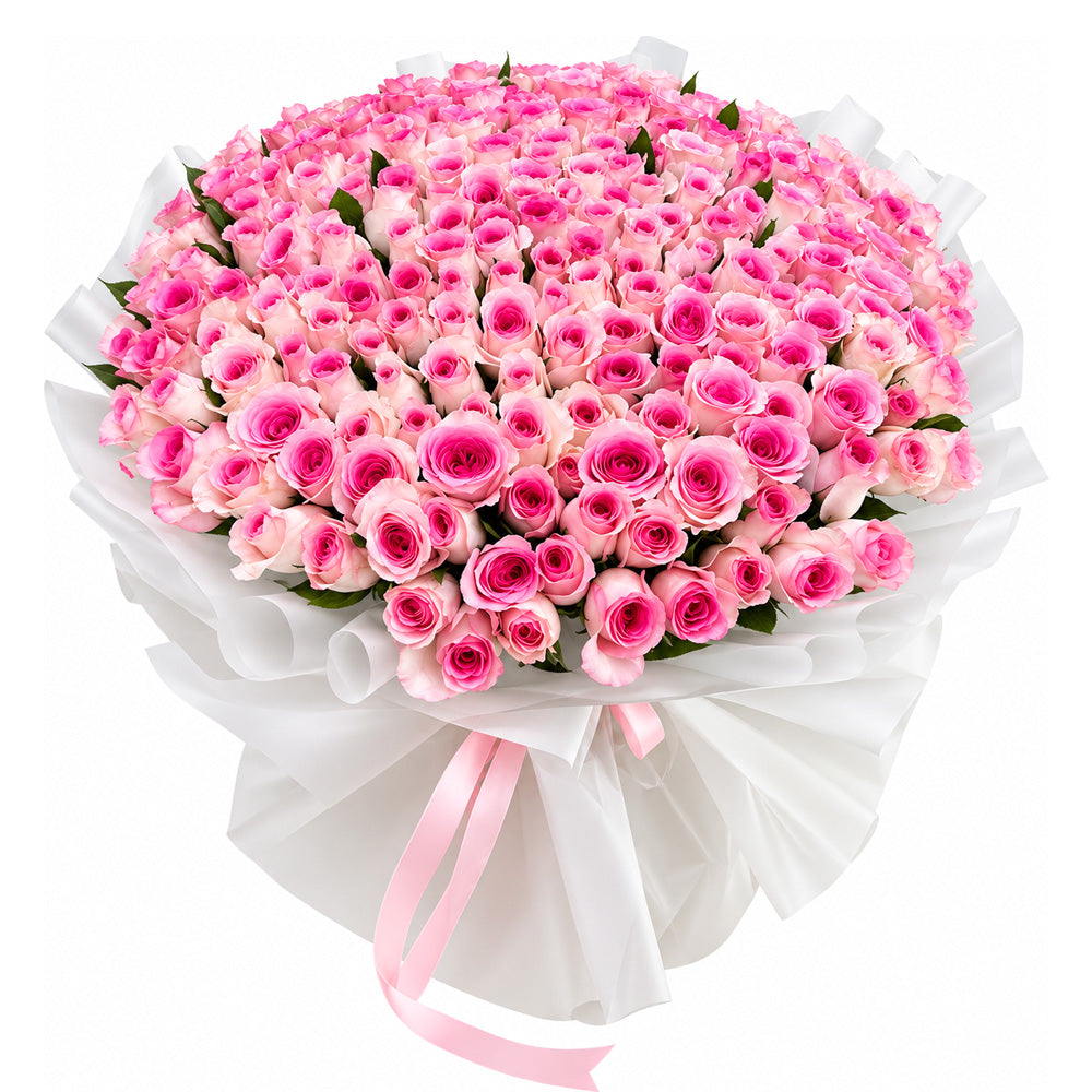 201 Pink Rose Abundance Bouquet